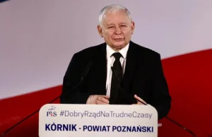 Kaczyński w Kórniku: „Nikt nie będzie siedział w zimnym mieszkaniu”