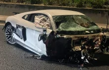 Wypadek w Rzymie Audi R8 Przy 280 km / h