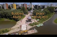 Budowa kładki pieszo-rowerowej w Warszawie #03