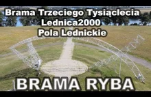 Brama Ryba, zwana Bramą Trzeciego Tysiącleci- Lednica 2022 - Pola Lednickie