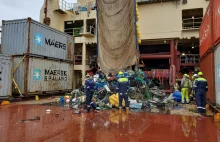 Pierwsze 100 000 kg śmieci zebrane z Wielkiej Pacyficznej Plamy Śmieci