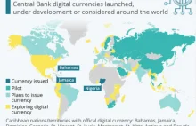 Chiny, Rosja, Szwecja i Korea Płd. Świat pilotuje wprowadzenie cyfrowych walut