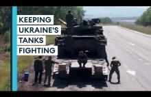 ukraiński mobilny zespół naprawczy czołgów