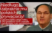 Zamknięto i zawieszono 1/10 polskich firm. „Patriotyczna” partia i prezes wolą..