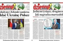 Rosyjska propaganda fałszuje pierwszą stronę Dziennika Wschodniego.