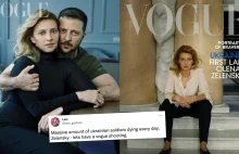 Sesja zdjęciowa Zełenskich dla Vogue'a nie spotkała się z życzliwym...