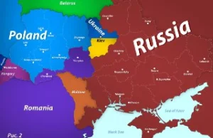 Miedwiediew pokazał Ukrainę po rozbiorze, w którym wzięła udział m.in. Polska.