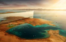 Arabia Saudyjska i wieżowiec o długości 120 KILOMETRÓW na środku pustyni