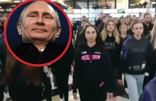 Setki ludzi wykonało ten gest dla Putina. Za nagranie odpowiada sklep