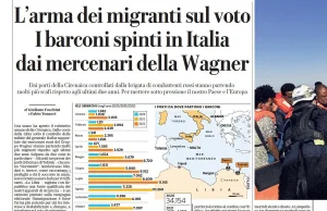 La Repubblica: Grupa Wagnera szmugluje migrantów przez Libię do Włoch