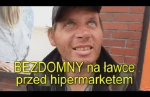 BEZDOMNY żebrze przed hipermarketem, ale czy mówi całą prawdę?