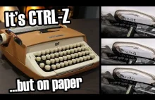 Maszyny do pisania z funkcją "cofnij", czyli stare Ctrl+Z
