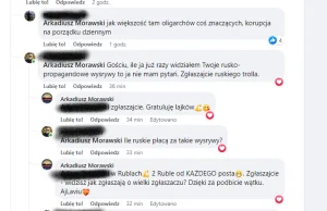 Zgłaszajcie farmę ruskich trolli na FB