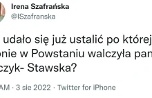 I. Szafrańska, "gwiazda" PiSowskiego Twittera sugeruje kolaborację z nazistami