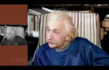 Albert Einstein w kolorze