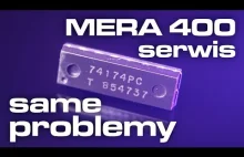 MERA-400 serwis: problemy z kontrolerem stacji dyskietek