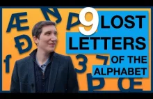 Porzucone litery z angielskiego alfabetu