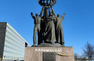 Pomnik podarowany przez Moskwę zdemontowany w Helsinkach.