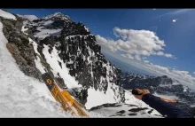 Lawina porwała narciarzy w Tatrach. Nagranie z kamery GoPro
