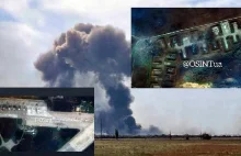 Zniszczenia w rosyjskiej bazie na Krymie. Zdjęcia satelitarne