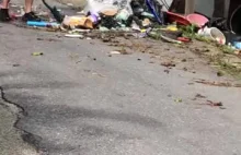 Wnuczka wkurzyła się na sąsiadów jej babci którzy wyrzucają śmieci przed jej dom