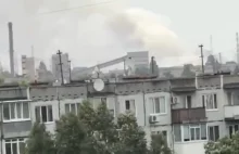 Kłęby dymu nad elektrownią jądrową. Rosjanie dokonali ataku [WIDEO]