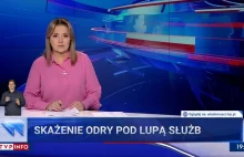 "Wiadomości" TVP zauważyły katastrofę na Odrze. Temat zajął... 54 sekundy