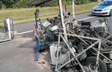 Wypadek na A2 koło Wrześni. Nie żyje pracownik firmy malującej oznakowanie.