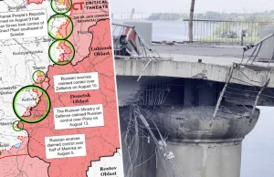 Kluczowy most zaatakowany. Rosjanie w tarapatach