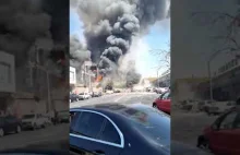Potężna explozja w centrum handlowym "Surmala" w Erewaniu (Armenia)
