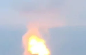 Pożar rosyjskiej jednostki wojskowej na Krymie