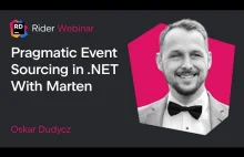 Pragmatyczny Event Sourcing w .NET z Marten