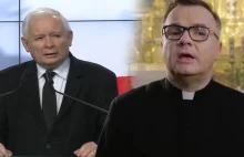 Ksiądz Iwanicki zachwyca się Kaczyńskim podczas kazania na ślubie