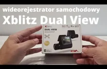 Xblitz Dual View - wideorejestrator do jednoczesnego nagrywania trasy i wnętrza