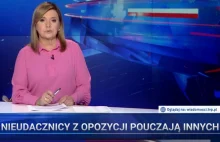 Skargi do KRRiT na paski „Wiadomości” TVP o „nieudacznikach z opozycji”
