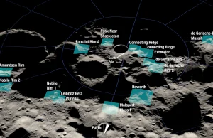 NASA wytypowała 13 potencjalnych miejsc dla załogowej misji na Księżyc w 2025