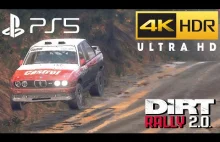 Dirt Rally 2.0 (PS5) BMW M3 E30 Rally Poland Gameplay 4k 60FPS HDR