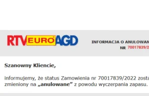 O tym jak EURO RTV AGD wprowadza klientów w błąd