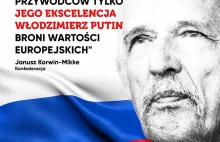 Korwin Mikke nadal grzeje narrację o ukraińskich "mordercach z Buczy"