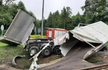 Małopolska: rozpędzony pociąg wjechał wprost w ciężarówkę [WIDEO]