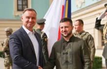 Duda spotkał się z Zełenskim w Kijowie. "Nikt nie boi się Rosji"