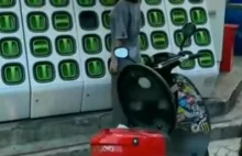 Elektryczny skuter na wymienne baterię na Tajwanie