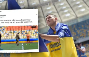 Ruszył nowy sezon piłkarskiej ligi ukraińskiej. Symboliczny gest i...