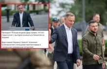 Andrzej Duda w Kijowie. Rosjanie zmanipulowali jego wypowiedź