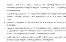 Marszałek woj. lubelskiego (PiS) rozdał 2 mln zł urzędnikom, ale to nie wszystko