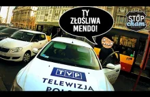 Tak się zachowuje pracownik TVP? (Stop Cham Warszawa)