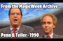 Penn and Teller: Don't Try This At Home! - Show prosto z 1990 r. To były czasy!