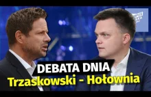 Debata Rafał TRZASKOWSKI – Szymon HOŁOWNIA