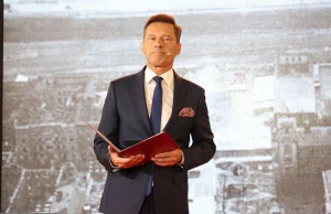 "Niezależny" Krzysztof Ziemiec z TVP prowadził prezentację raportu o reparacjach