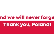 Podziękowanie Polsce od Ministerstwa Obrony Ukrainy.